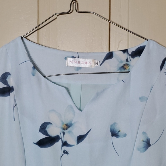 Cute Floral A-Line Dress Lined Fitted NWOT - Picture 3 of 14